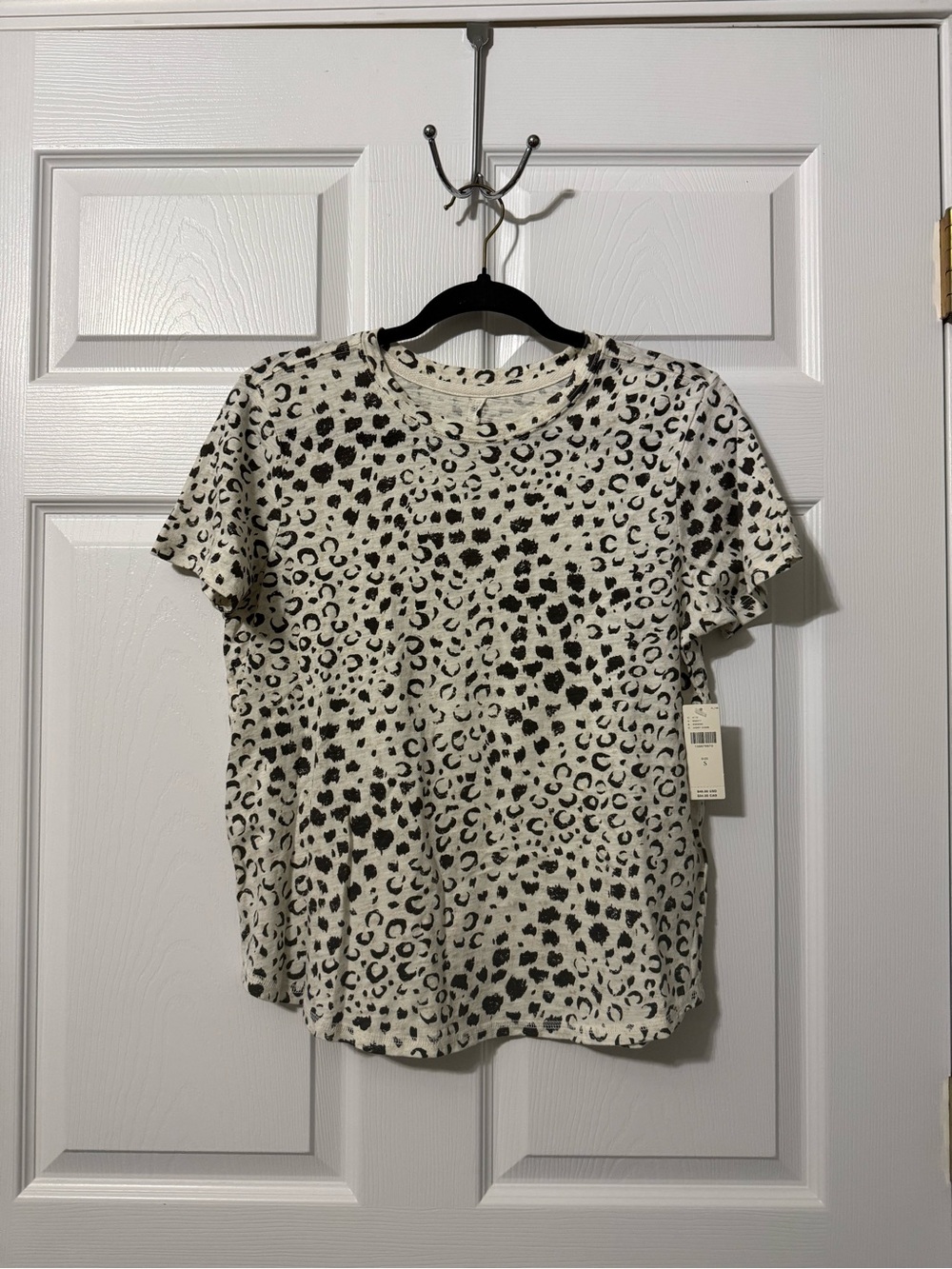 Anthropologie Pilcro NWT Bennie Cotton Slim Crew Neck Tee- S - Picture 2 of 7